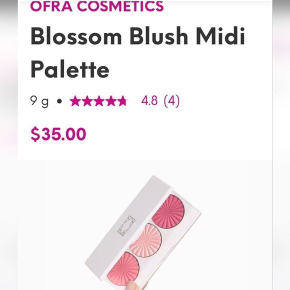 OFRA COSMETICS Blossom Blush Midi Palette NEW - Picture 3 of 8